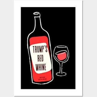 Red Whine Posters and Art